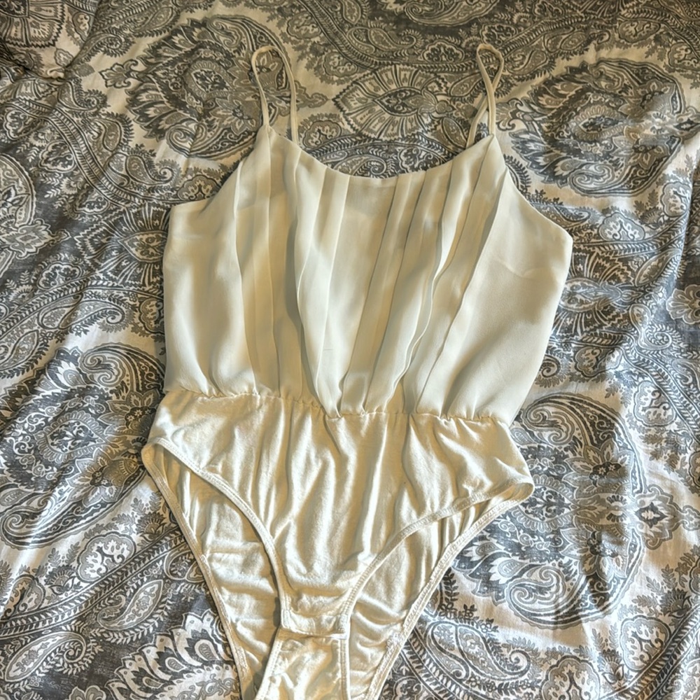 Cream color, Cami bodysuit